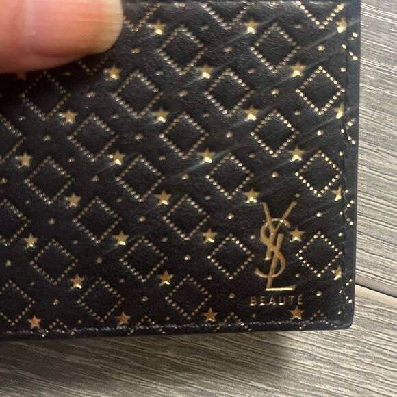 Yves Saint Laurent Beaute YSL Holiday Keyring Mirror Limited Edition GWP Black G - Picture 3 of 5